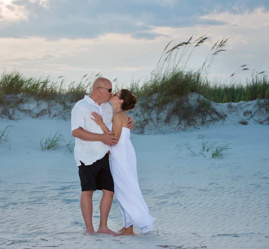 Topsail Beach Romantic Beach Wedding