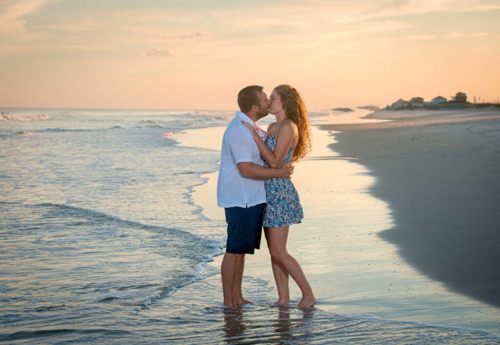 Engagement Session Topsail Island NC